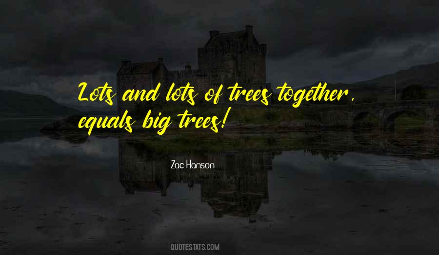 Quotes About Big Tree #1466439