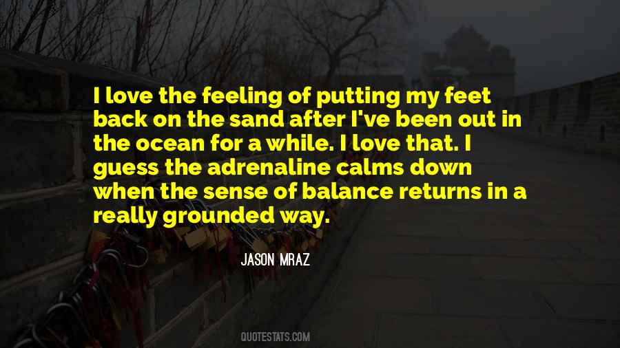 Quotes About Feeling Grounded #1603392