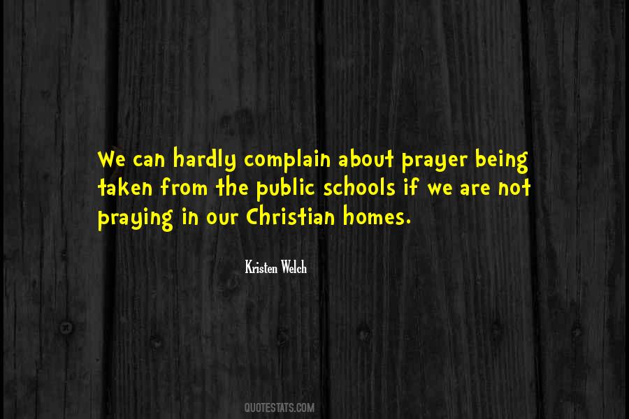 Quotes About Prayer In Public Schools #1647122