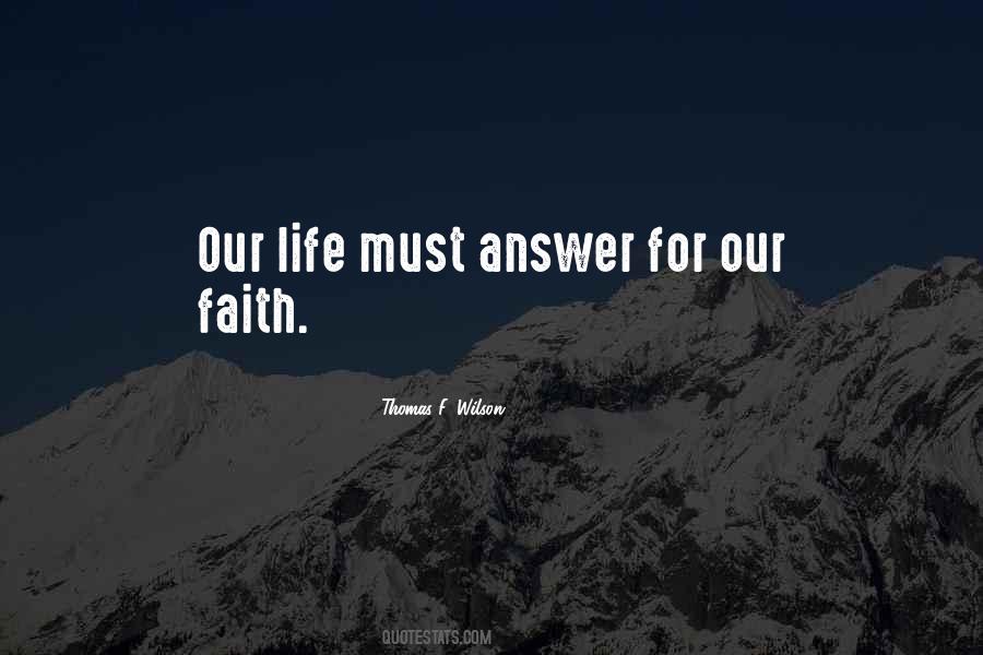 Quotes About Our Faith #1068372