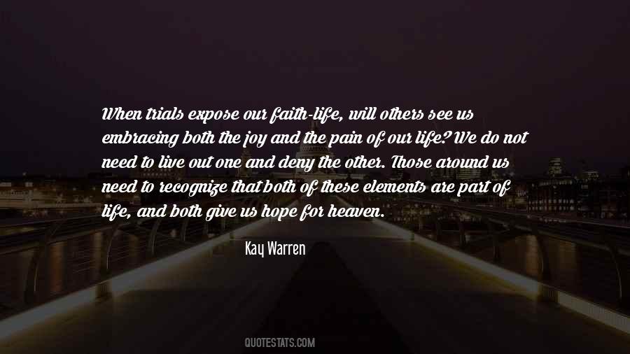 Quotes About Our Faith #937110