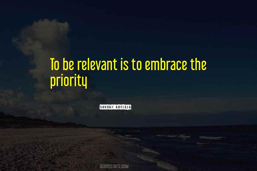 Quotes About Priority #1343399