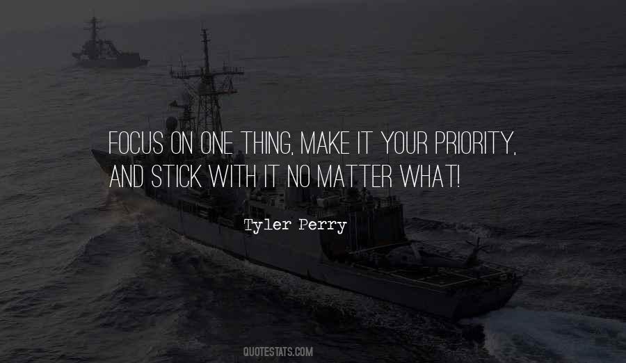 Quotes About Priority #1345342