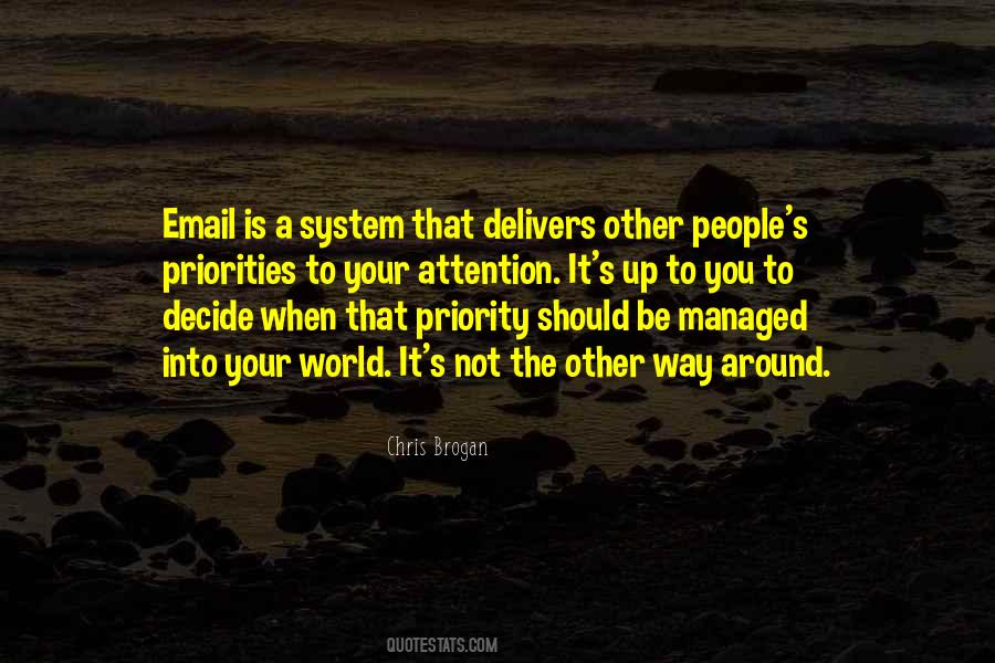 Quotes About Priority #1382595