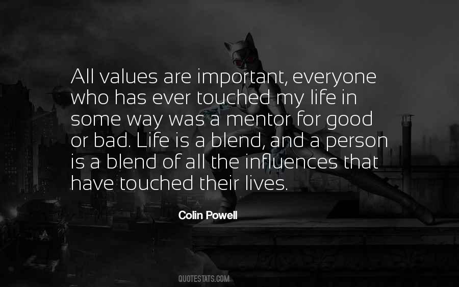 Quotes About Bad Values #1223786