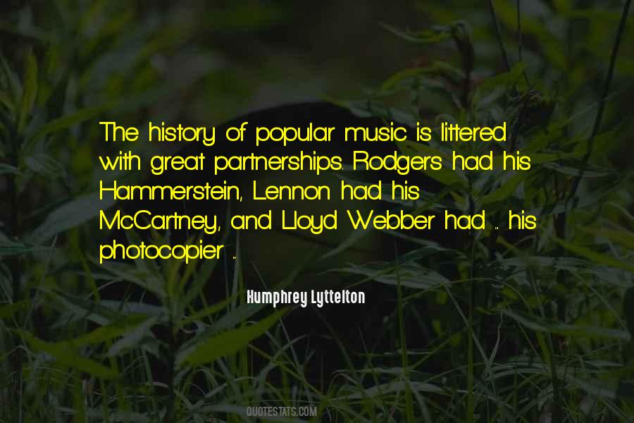 Quotes About History And Music #1309674