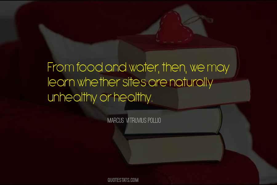 Quotes About Healthy And Unhealthy Food #1577440