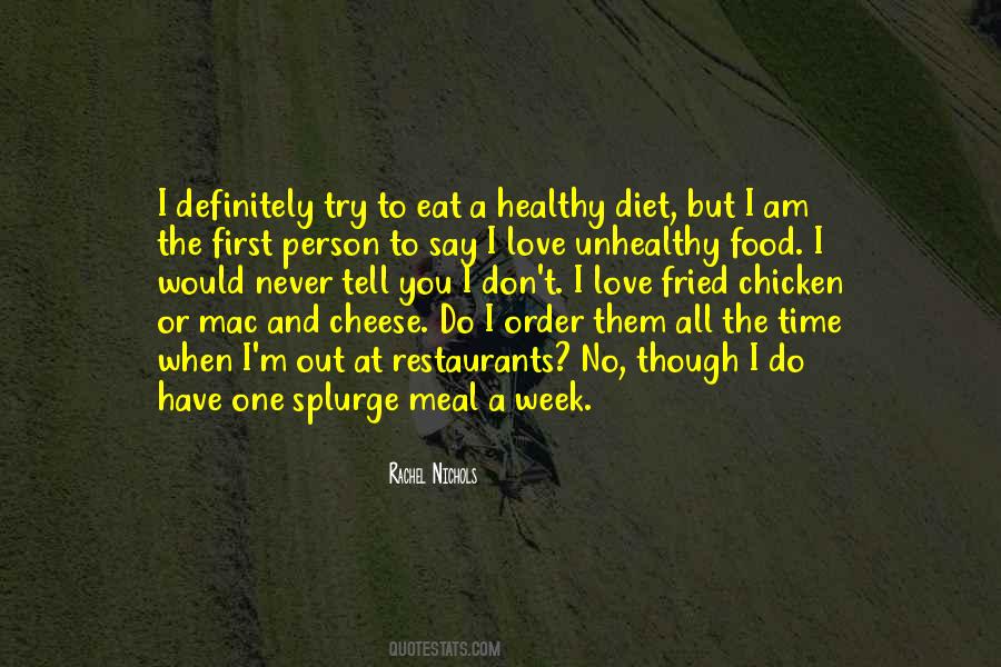 Quotes About Healthy And Unhealthy Food #804650