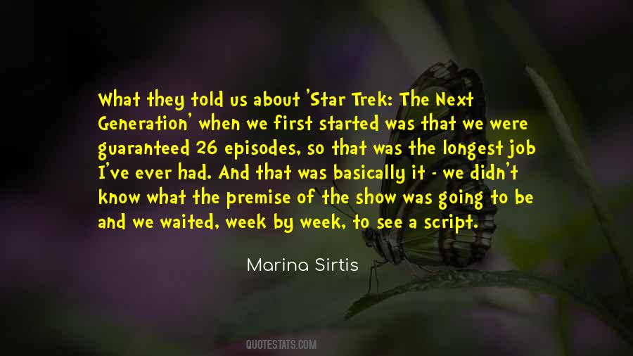 Quotes About Trek #1038049