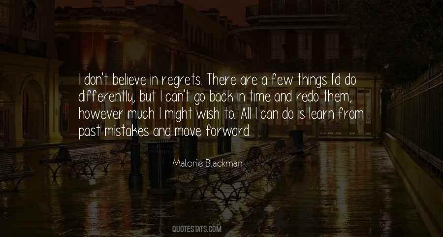 Quotes About Mistakes And Regrets #1122928