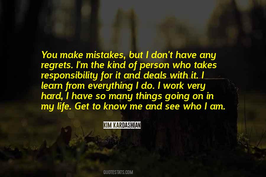 Quotes About Mistakes And Regrets #1207459