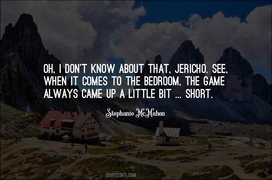 Quotes About Jericho #1784677