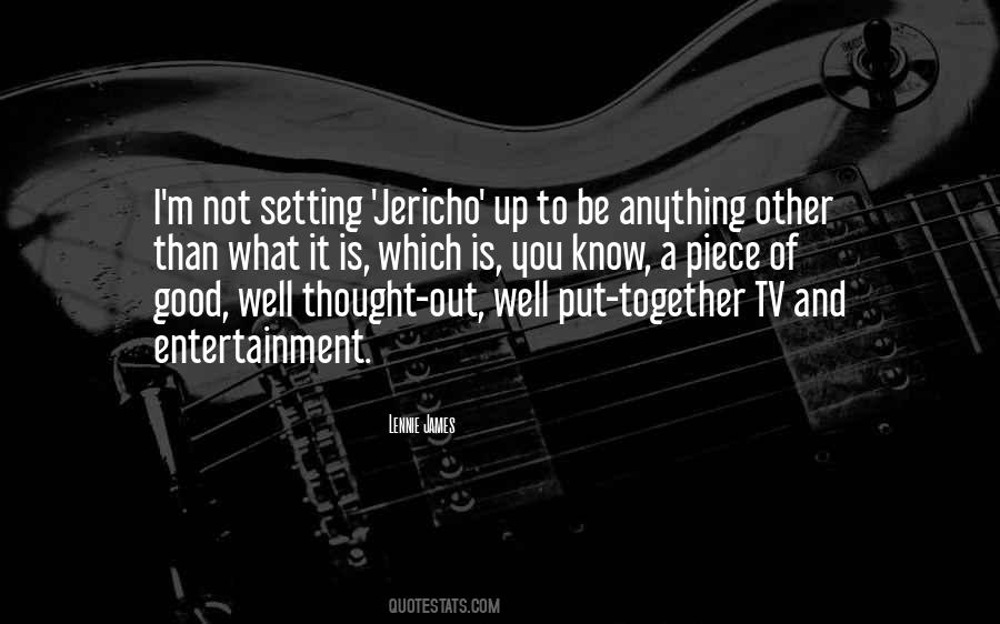 Quotes About Jericho #212137