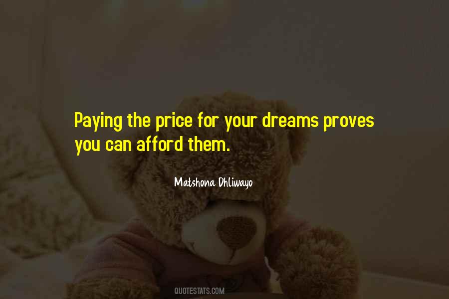 Quotes About Paying The Price #388282