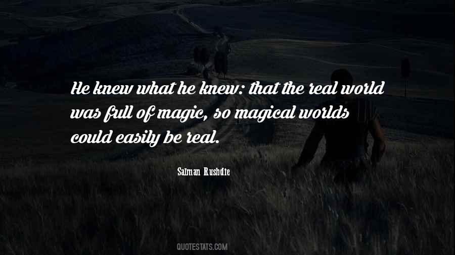 Magical Worlds Quotes #1485447