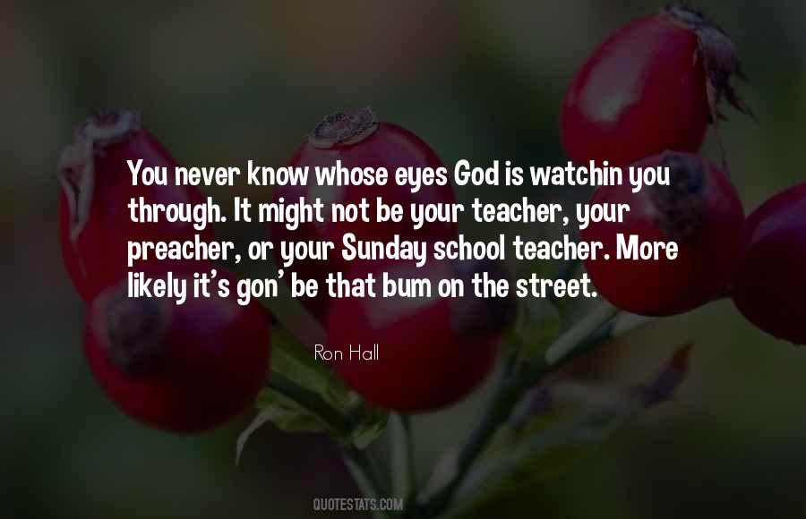 Quotes About Sunday School Teacher #791951