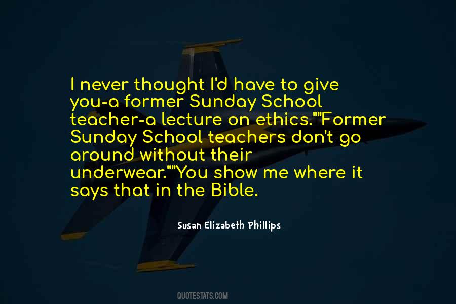Quotes About Sunday School Teacher #922462