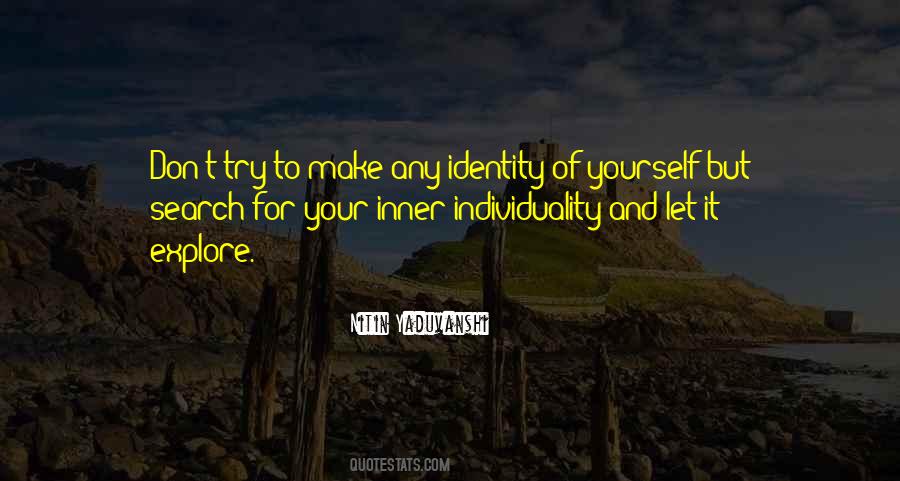 Quotes About Search For Identity #562749