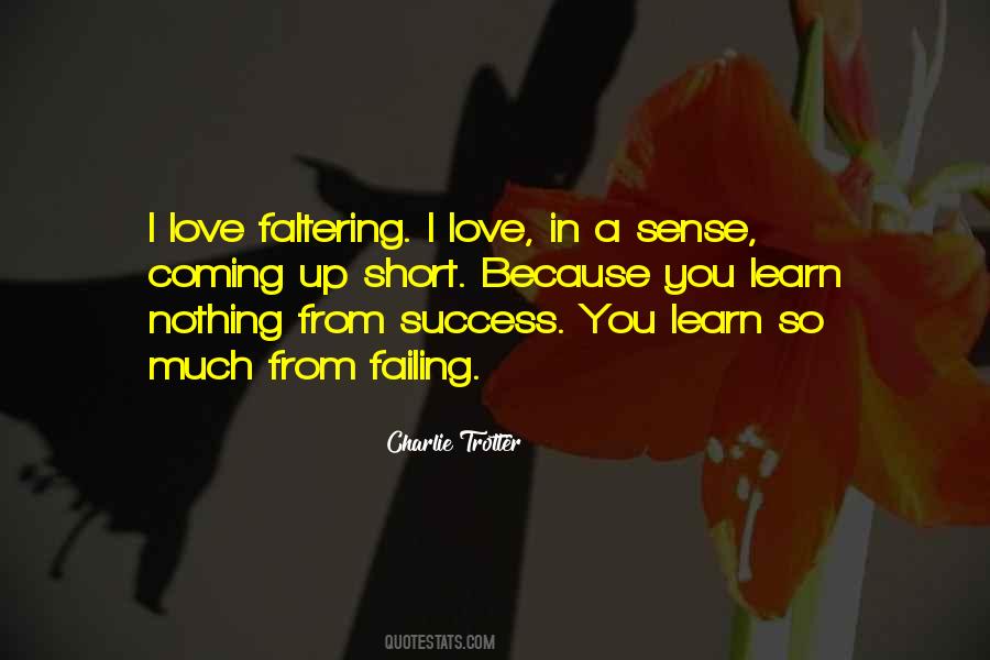 Quotes About Failing Love #1069113