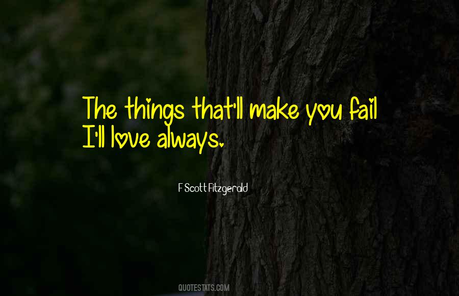 Quotes About Failing Love #1375403