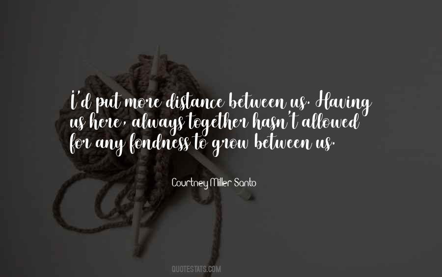 Quotes About Distance #1743221