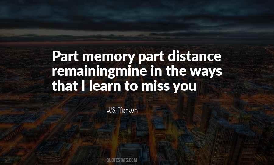 Quotes About Distance #1757093