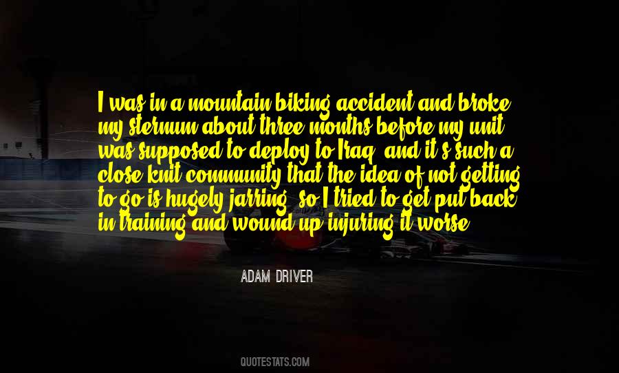 Quotes About Injuring Yourself #538244