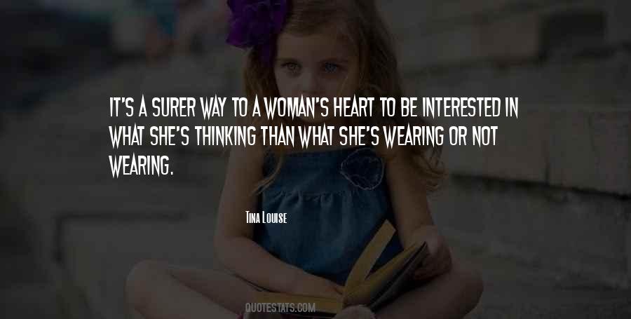 Woman S Heart Quotes #1549134