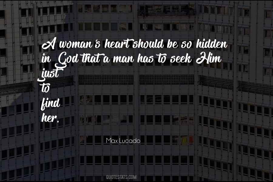 Woman S Heart Quotes #494978