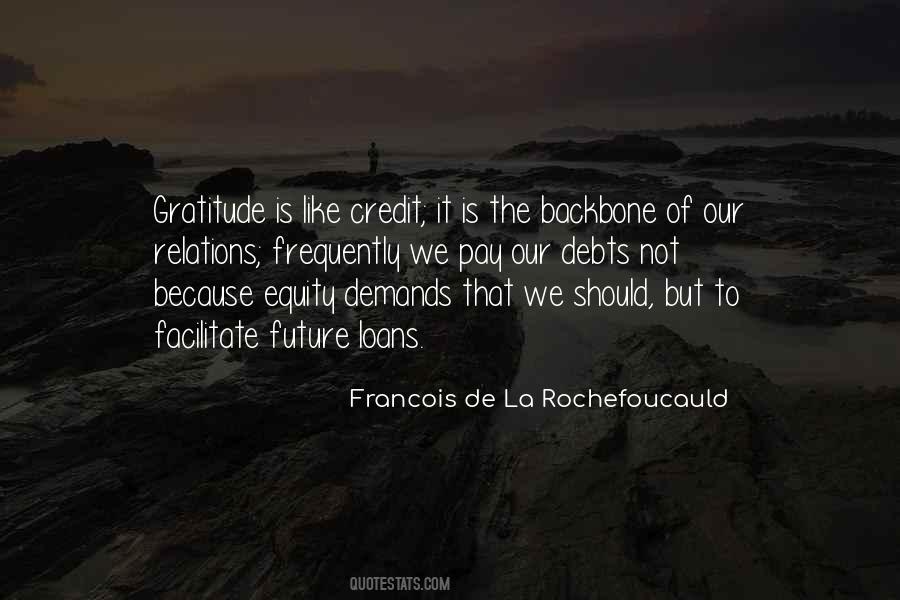 Quotes About Debt Of Gratitude #274380