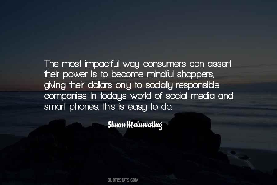 Quotes About The Power Of Consumers #1116052