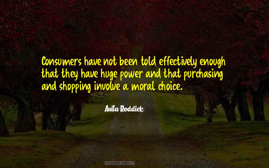 Quotes About The Power Of Consumers #598235