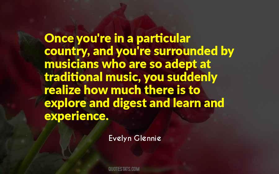 Quotes About Traditional Music #1695514