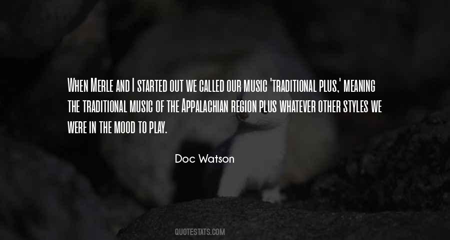 Quotes About Traditional Music #1703833