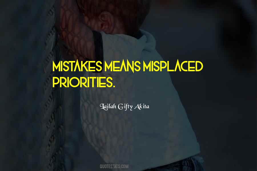 Quotes About Priorities #963715