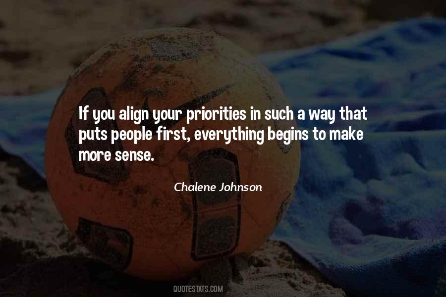 Quotes About Priorities #981288