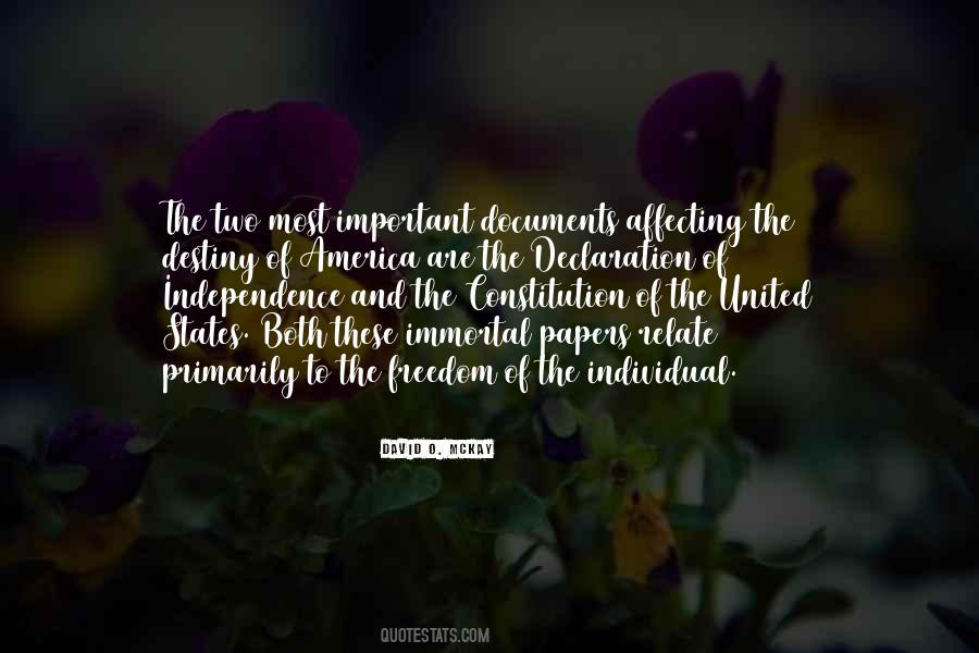 Quotes About The Declaration Of Independence #1035245