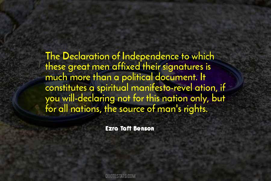 Quotes About The Declaration Of Independence #1248078