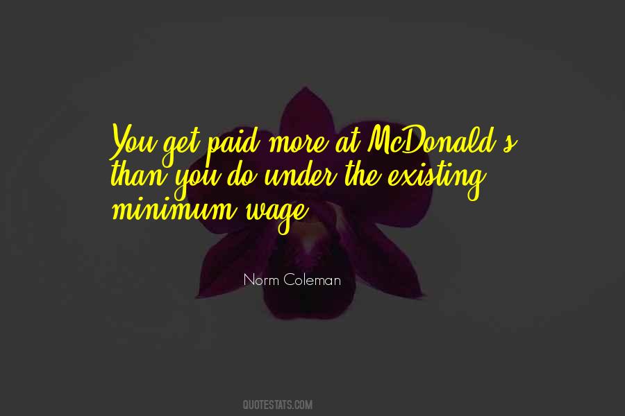 Quotes About Minimum Wage #15495