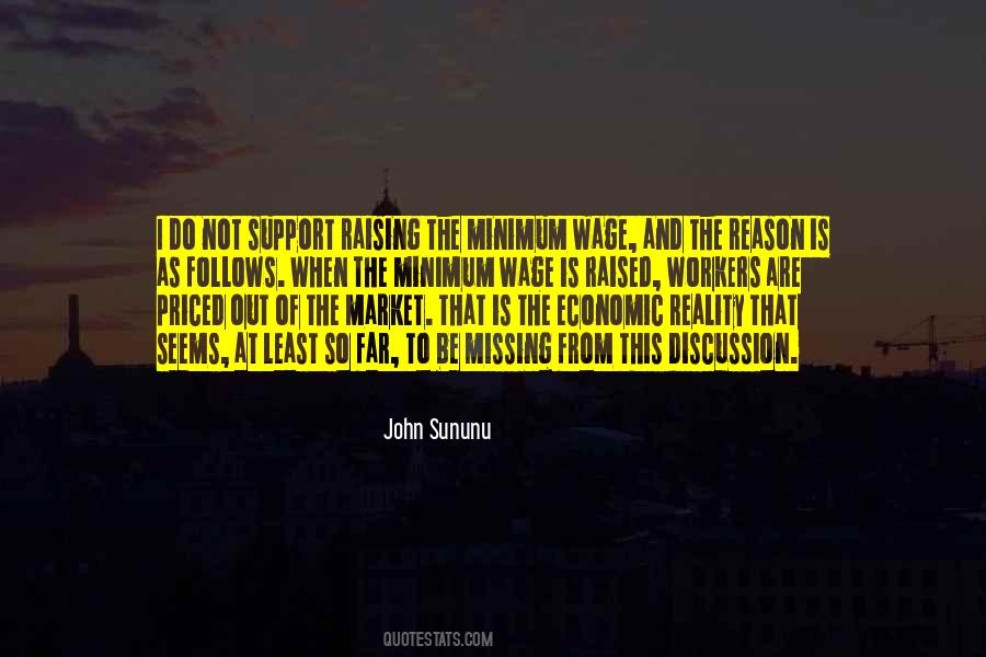 Quotes About Minimum Wage #601937