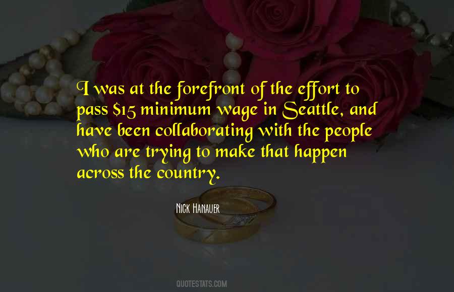 Quotes About Minimum Wage #608163
