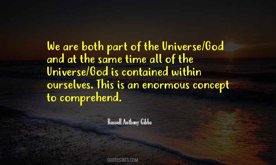Part Of The Universe Quotes #1696063