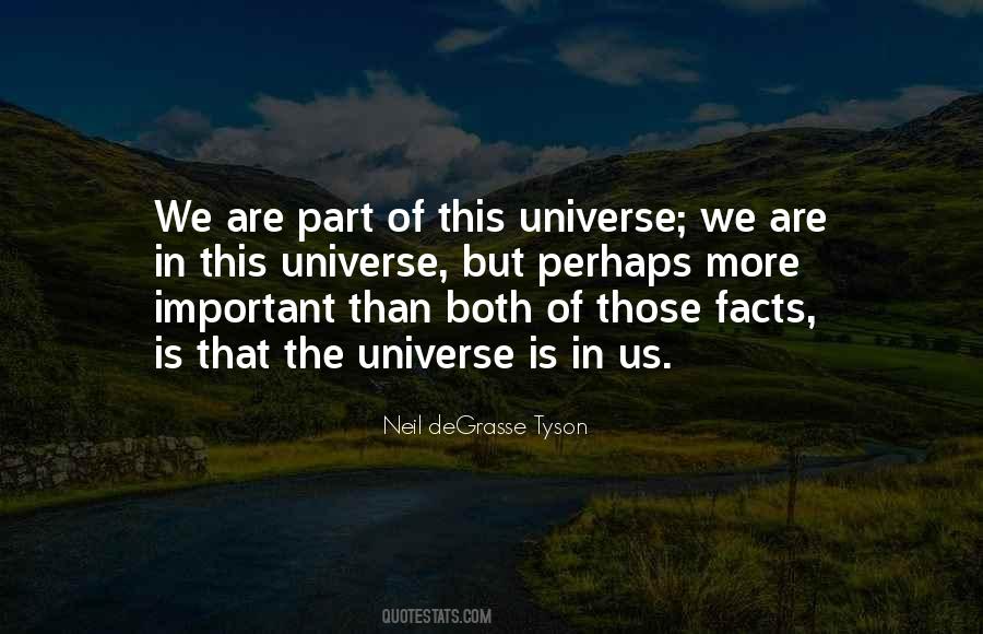 Part Of The Universe Quotes #371042