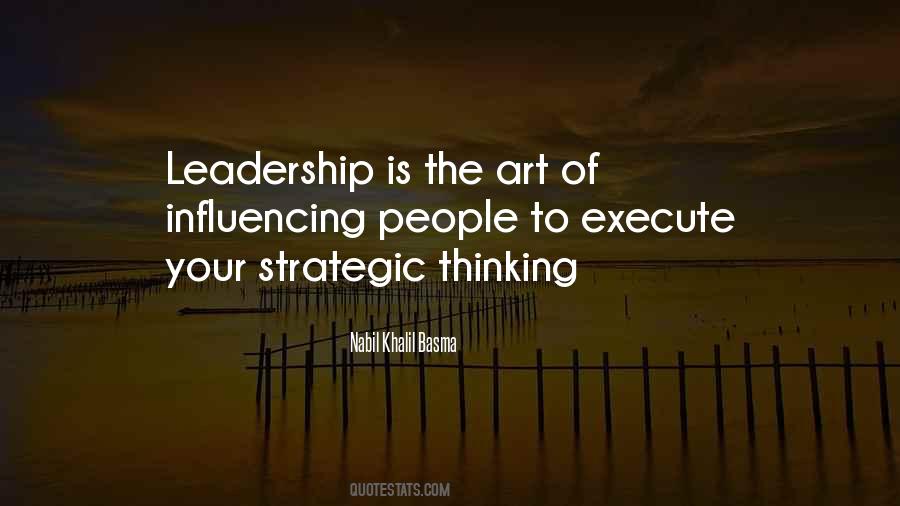 Quotes About Strategic Leadership #560023