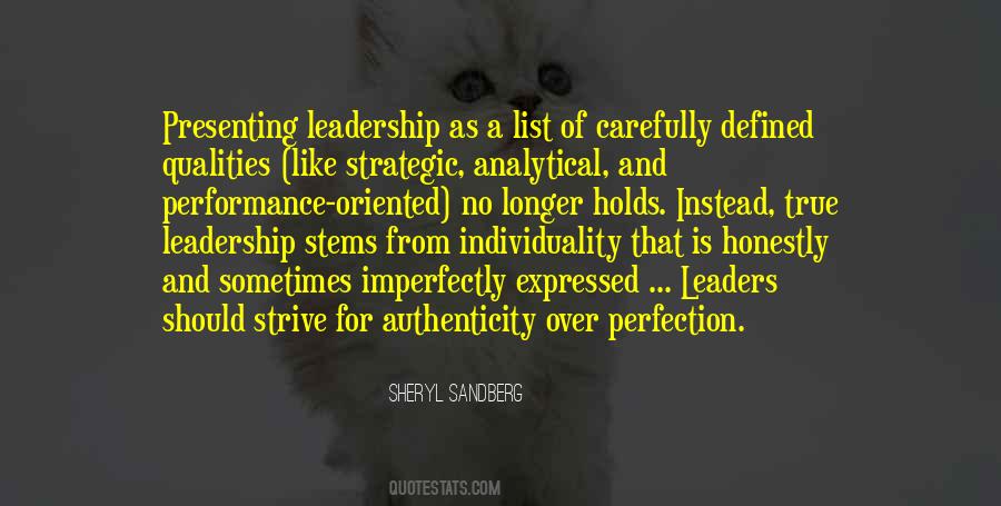 Quotes About Strategic Leadership #585736