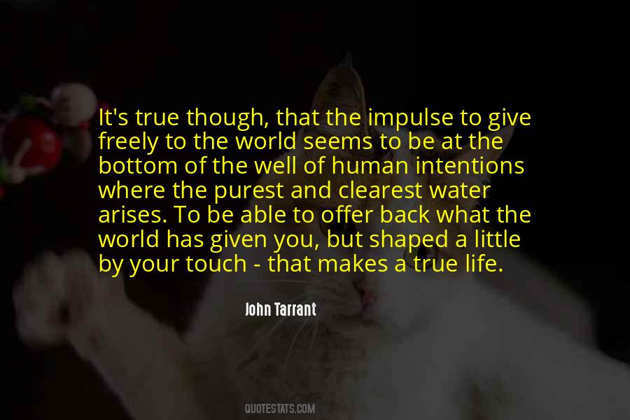 Quotes About The Human Touch #1109577