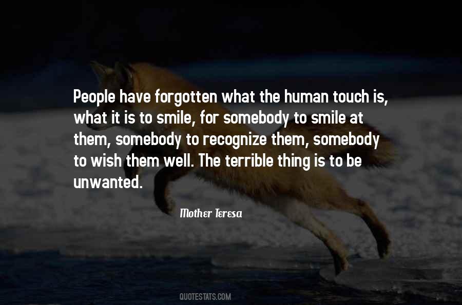 Quotes About The Human Touch #170300