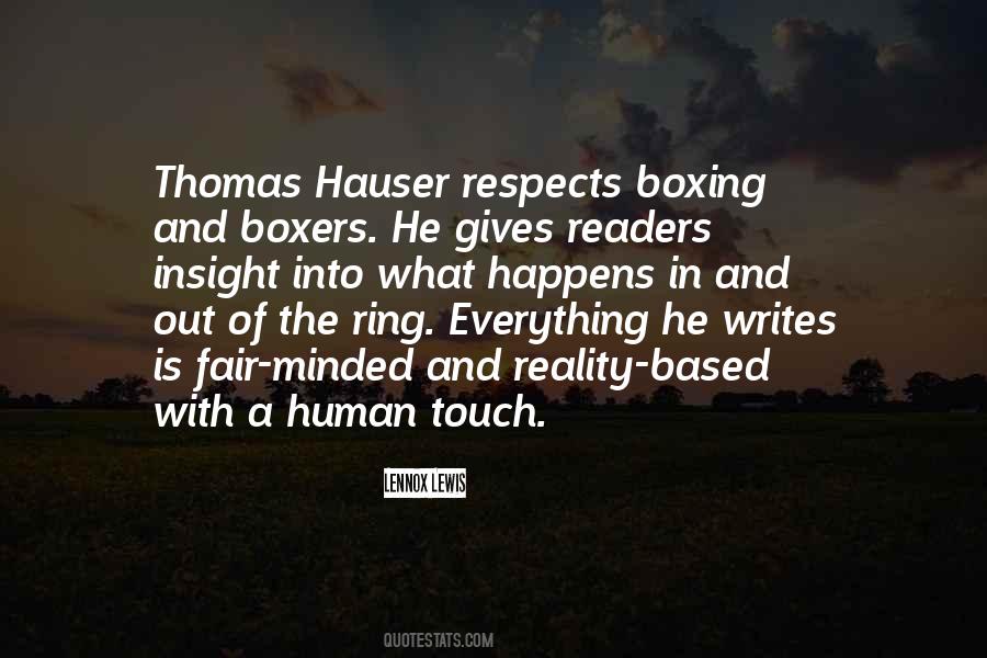 Quotes About The Human Touch #840256