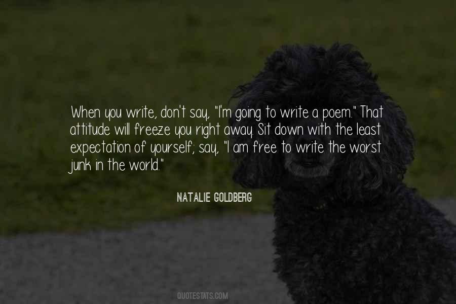 Quotes About Free Writing #514728