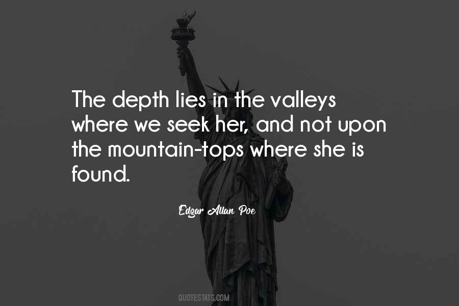 Quotes About Mountain Tops #1279919